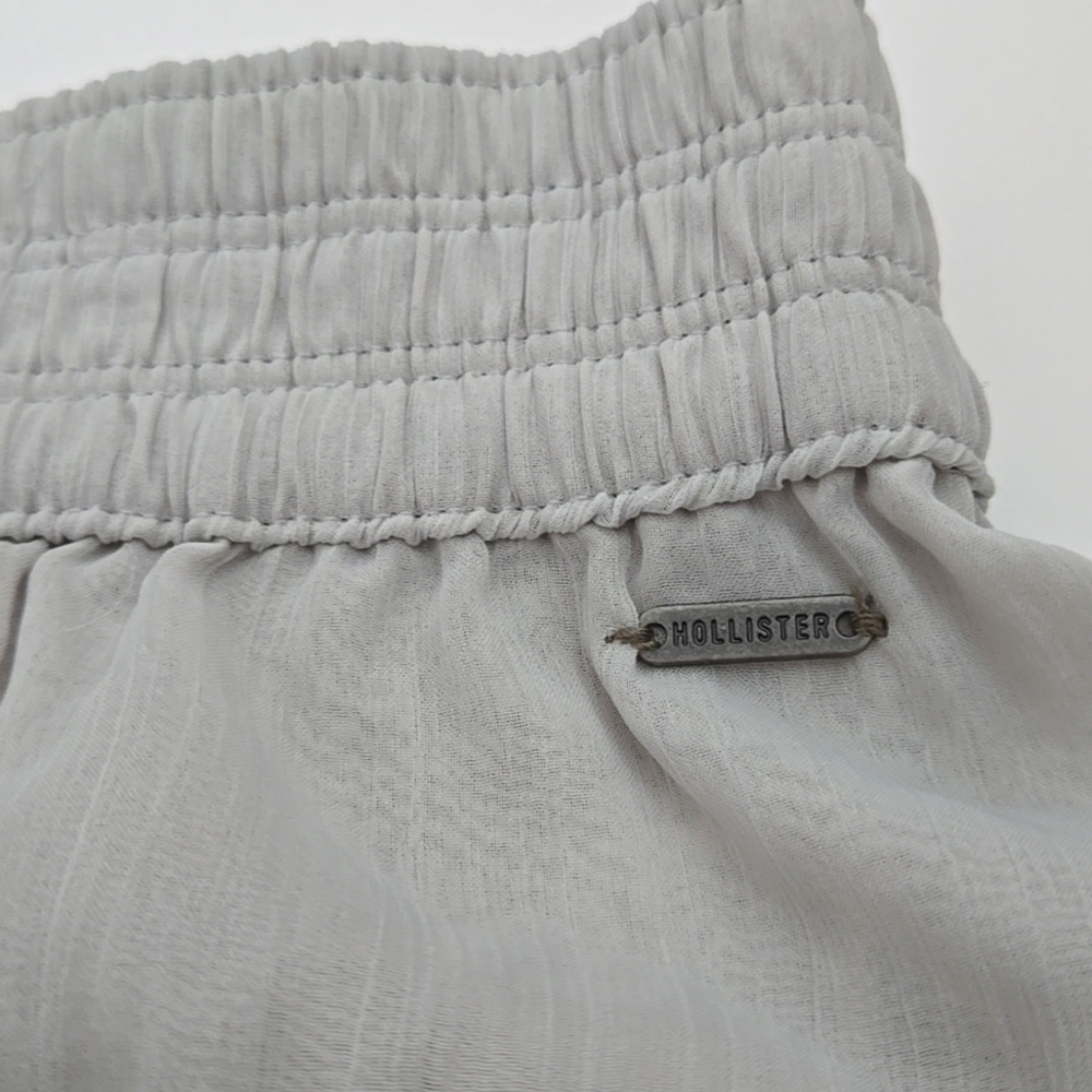 Hollister Gray Ruffle Layer Skirt With Bow - Size S - Nwt - Picture 5 of 7